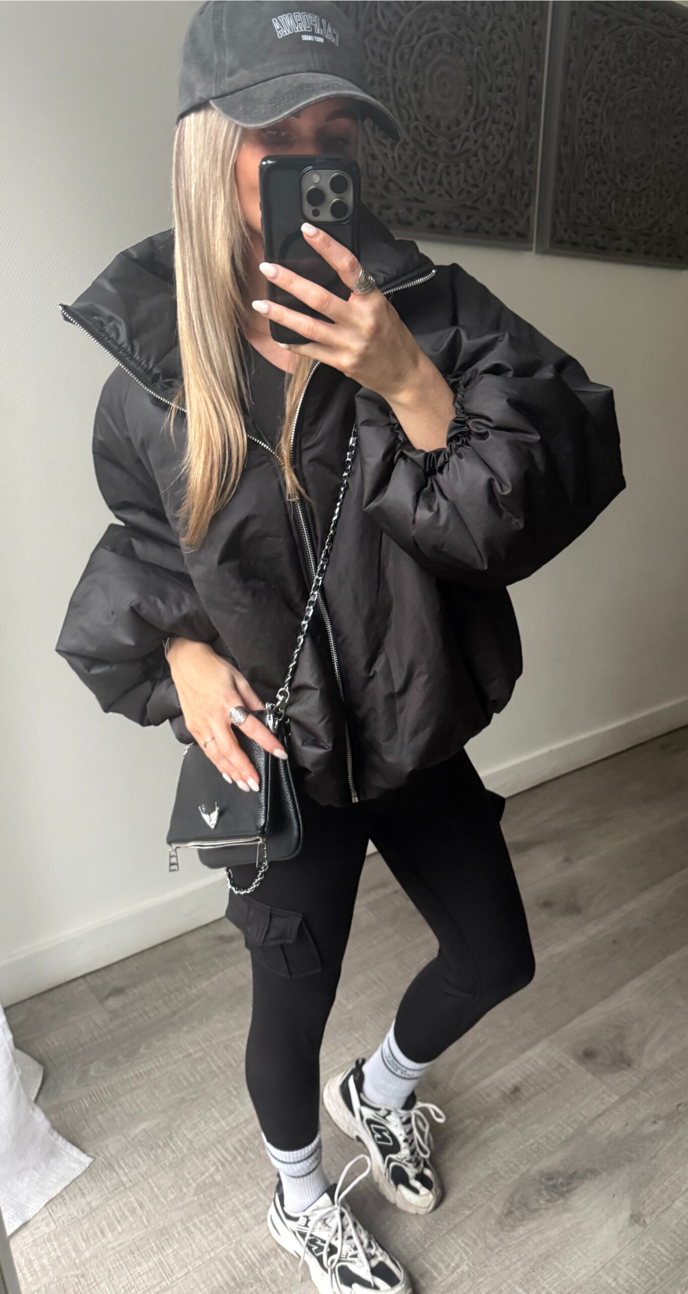 Black bomb jacket