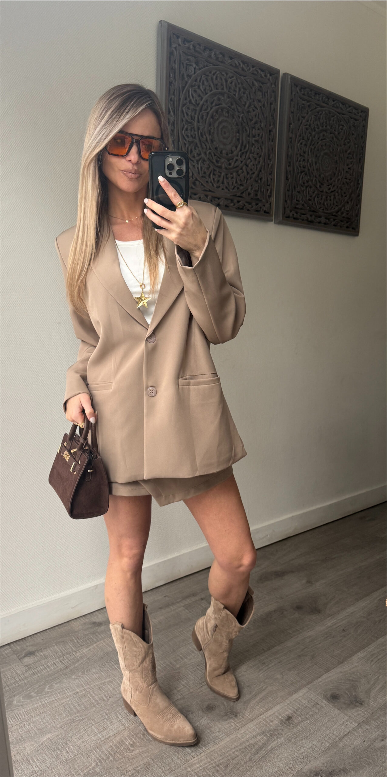 AB set rok blazer beige