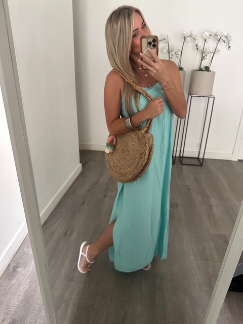 Beach dress blue