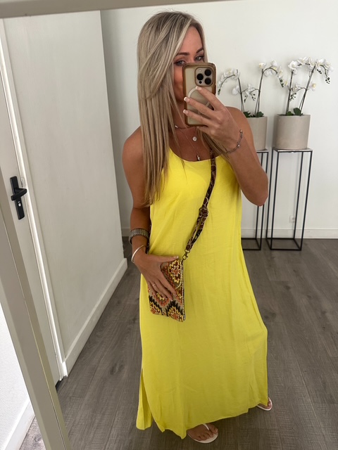 Beach dress yellow